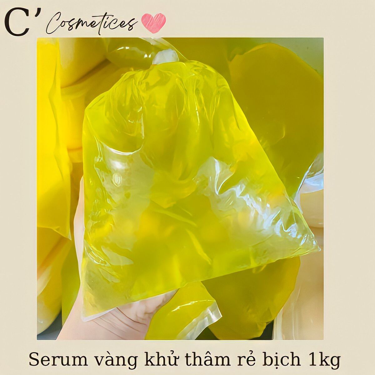 Serum vàng kích trắng body hàng rẻ bịch 1kg