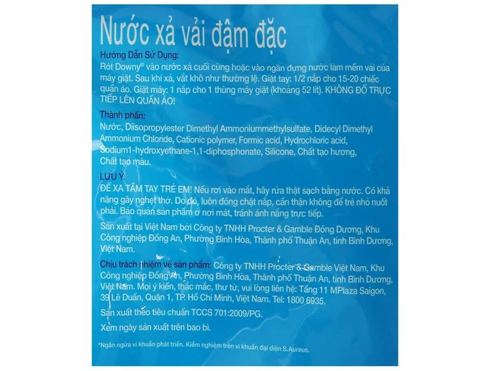 Nước xả vải Downy nắng mai 4 lít