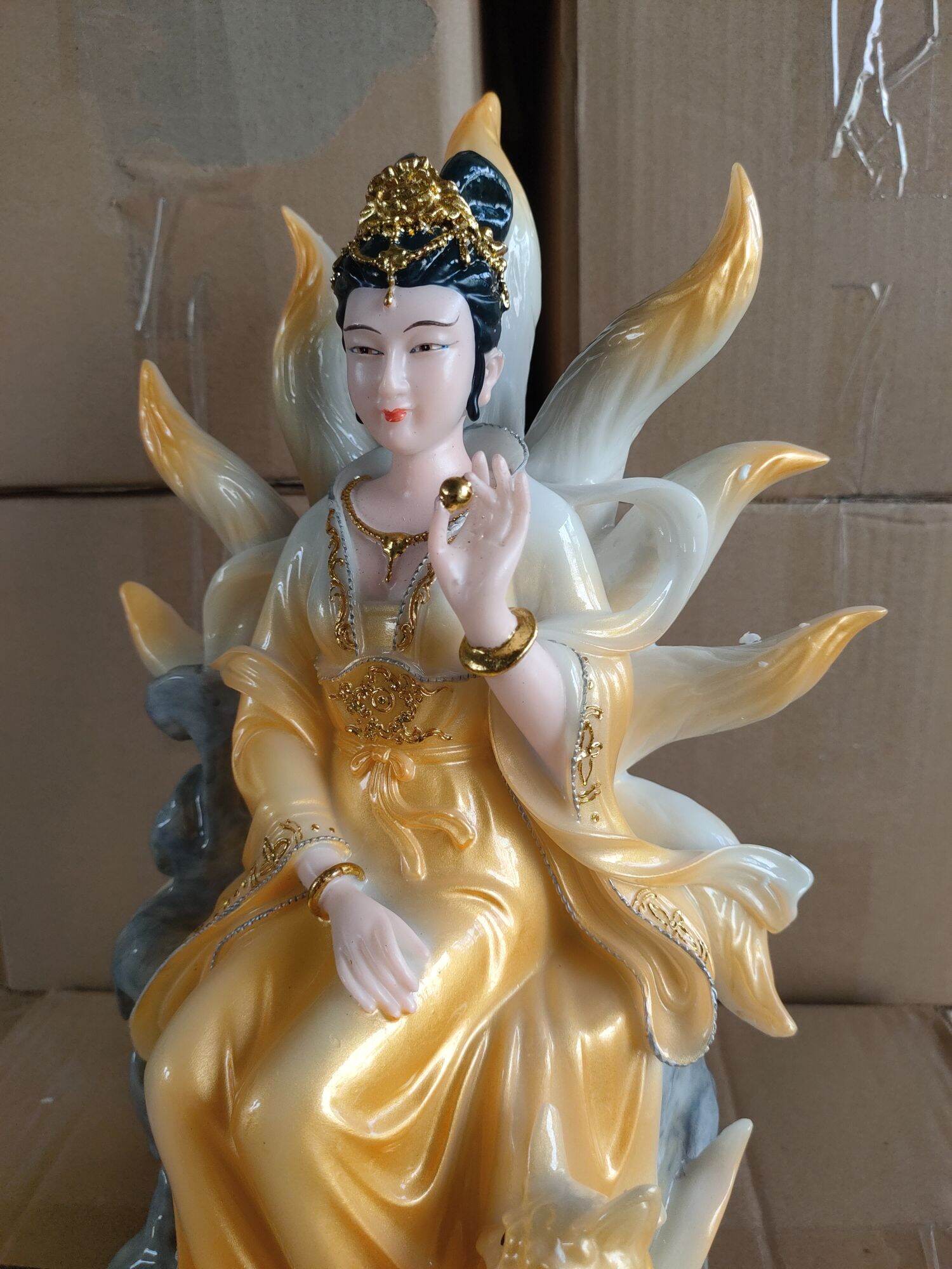 Tượng Hồ Ly Tiên cao 30cm