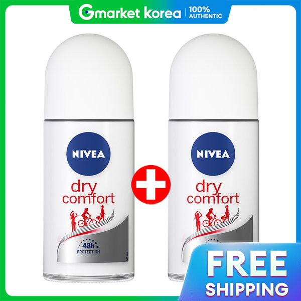 NIVEA | Combo dưỡng thể Nivea Deodorant Roll On Dry Comfort 1+1