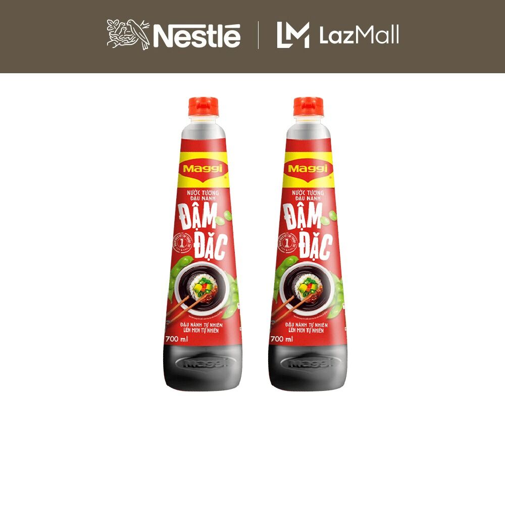 [ƯU ĐÃI THÁNG 1] [FREESHIP TOÀN QUỐC] COMBO 2 Nước Tương MAGGI® Đậu Nành Đậm Đặc Chai 700ml