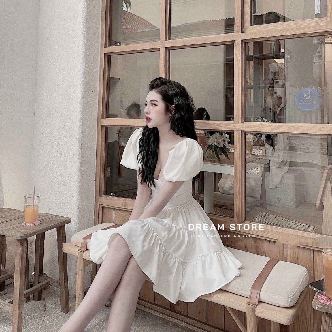 55-90kg Bigsize ĐẦM CÚP TẦNG TAY BÍ