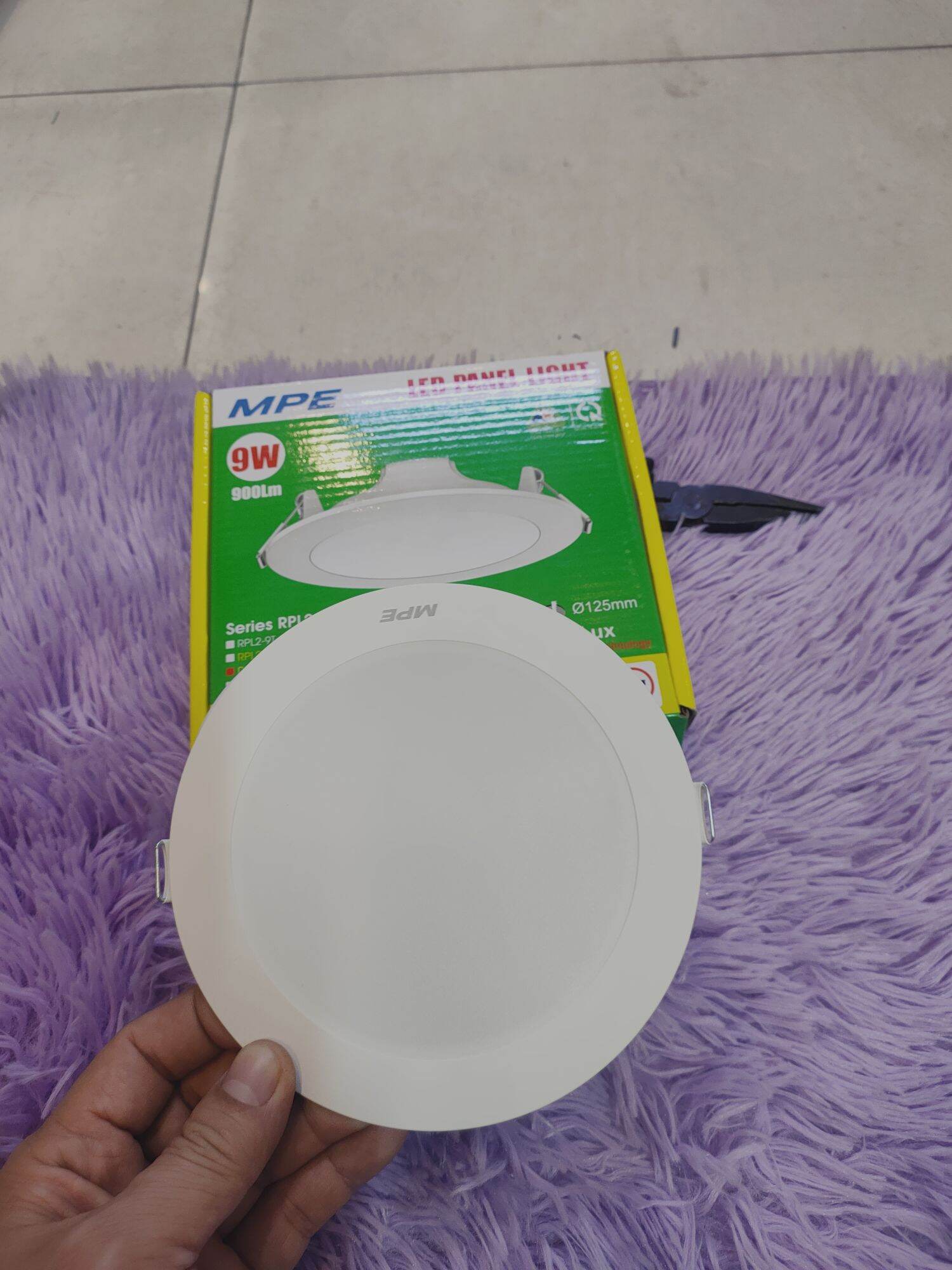 Đèn led Âm trần MPE d125/145mm-9w