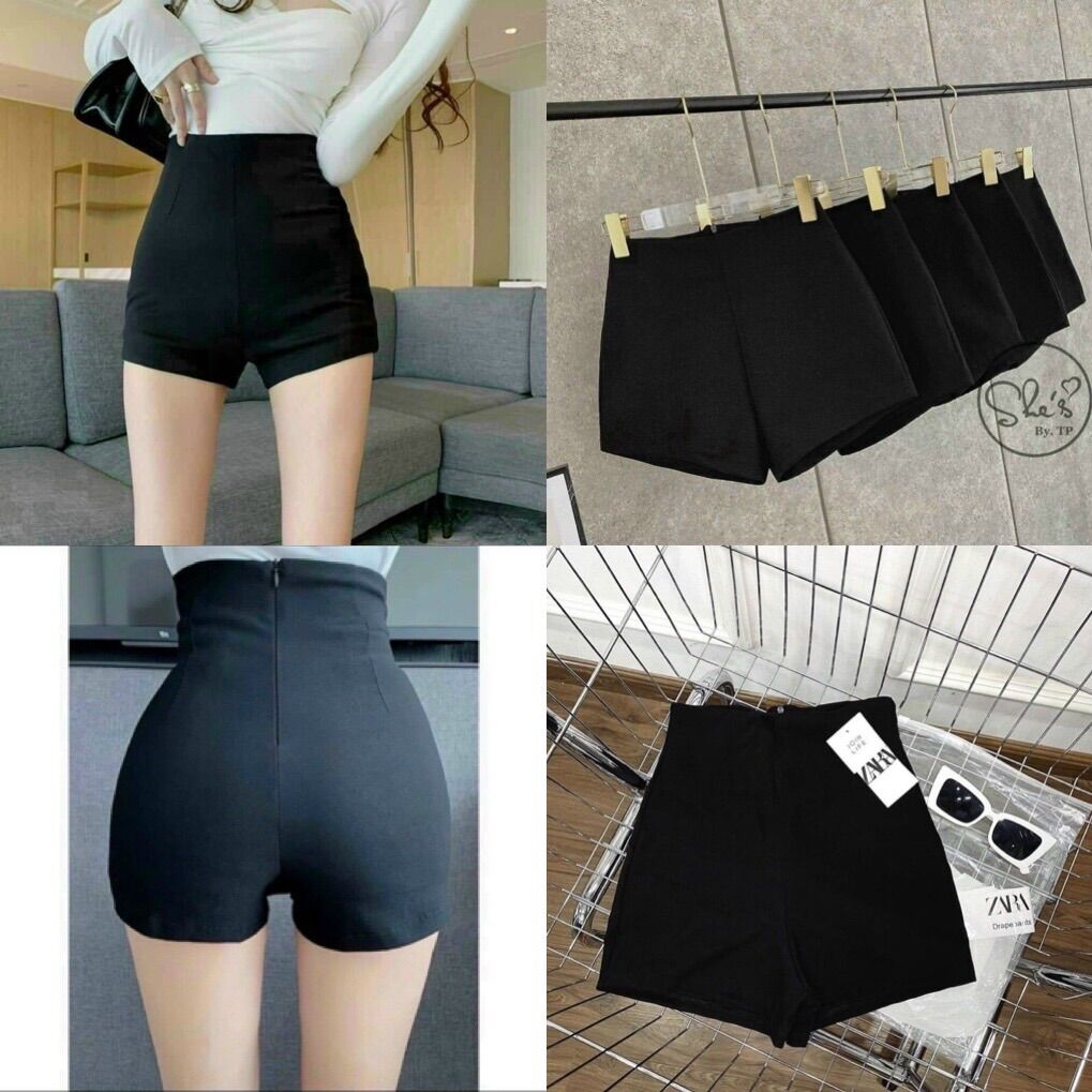 Quần sóc umi mì co giãn tốt khoá sau