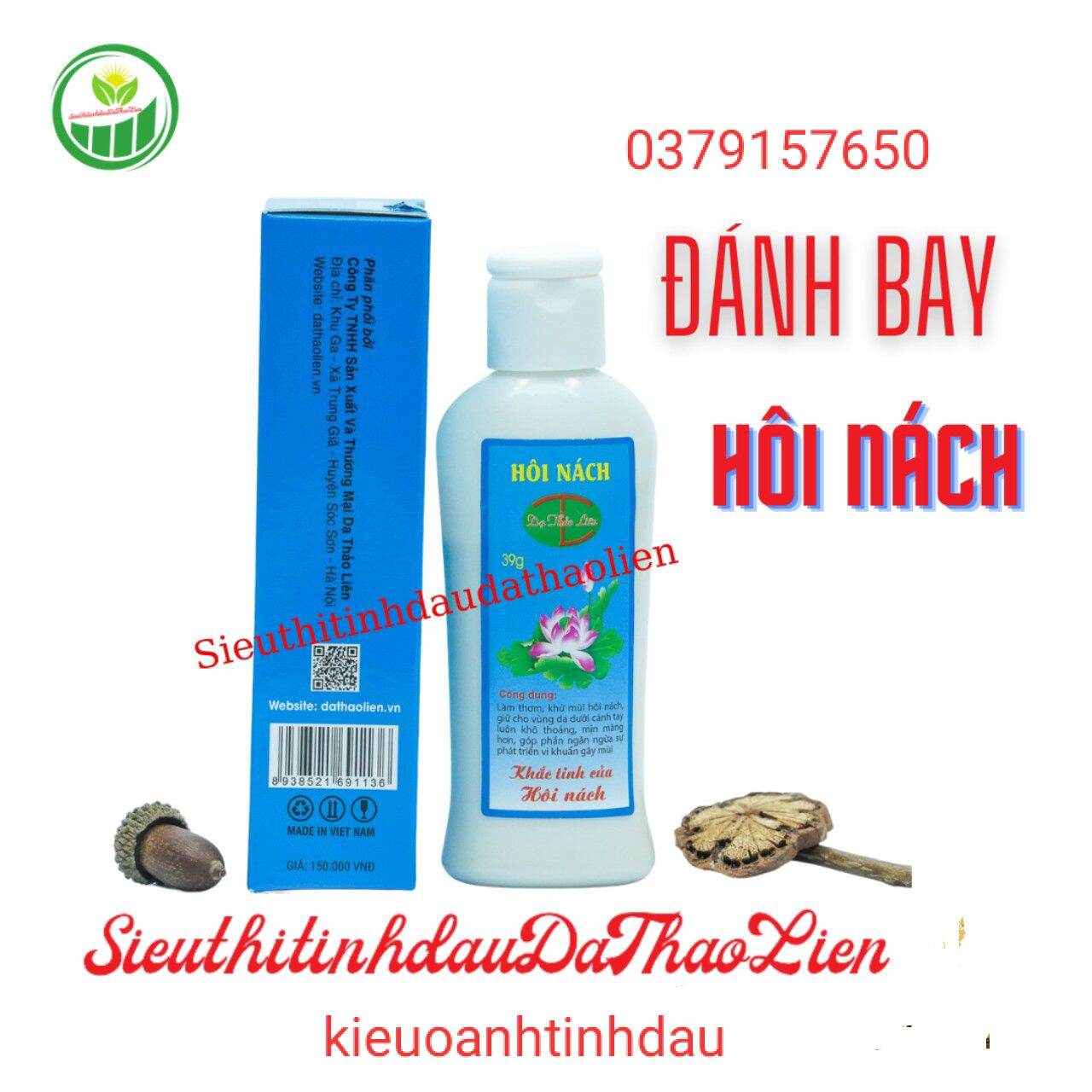 Hôi nách Dạng Bột Dạ Thảo Liên liên