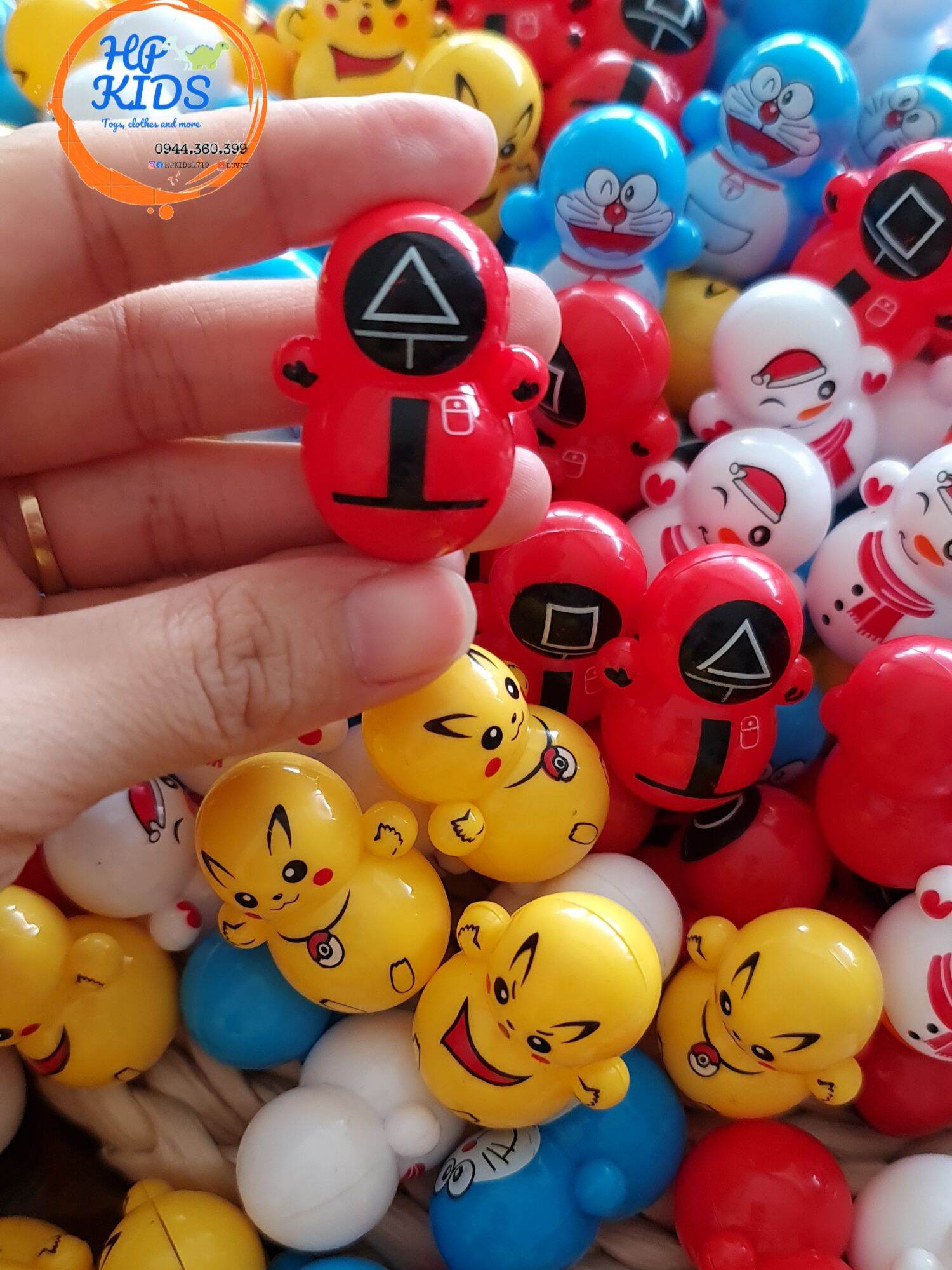 Set 5 con lật đật mini siêu đáng yêu.
