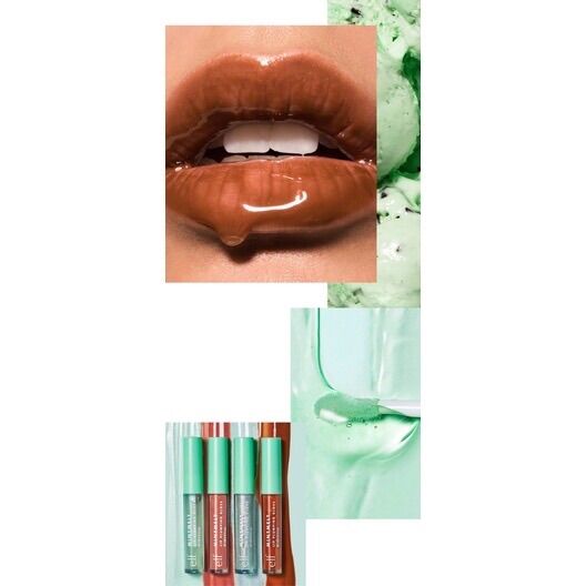 Son bóng ElF Mint Melt Lip Plumping Lip Gloss