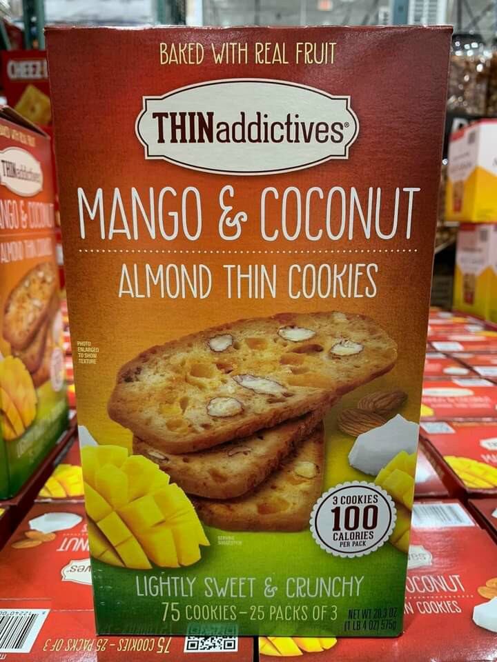 💐Bánh #THIN addictives Mango & Coconut Thins