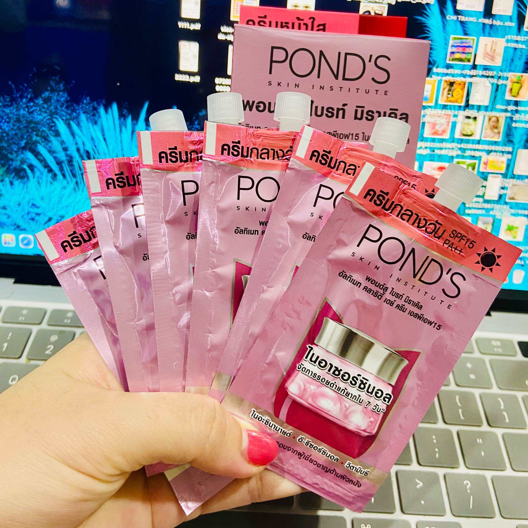 (MẪU MỚI) Hộp 6 tuýp kem dưỡng trắng da ponds