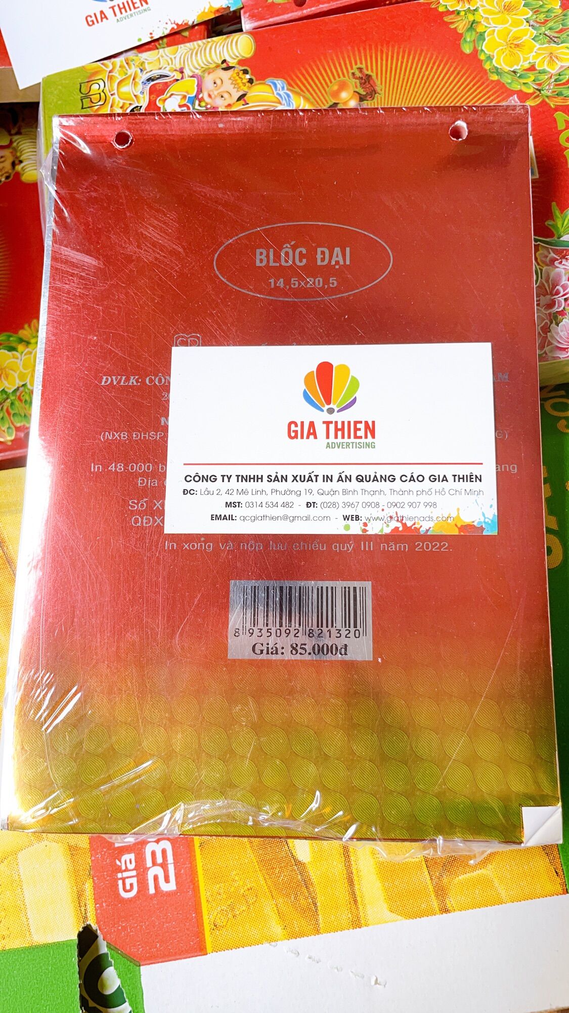Lịch Bloc Tết 2023 - Tặng 10 bao lì xì