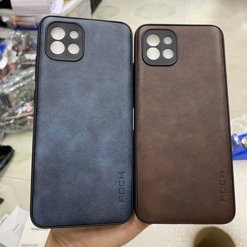 Ốp Samsung A03 dẻo,vân kiểu da màu thời trang