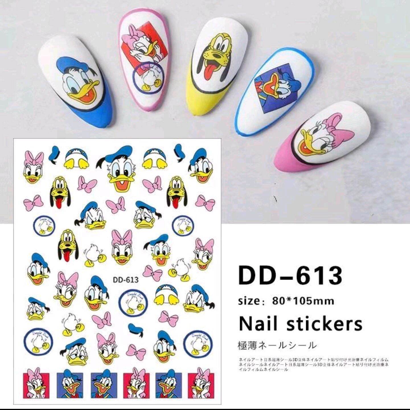Sticker dán móng tay nail MICKEY NGÁO siêu xinh