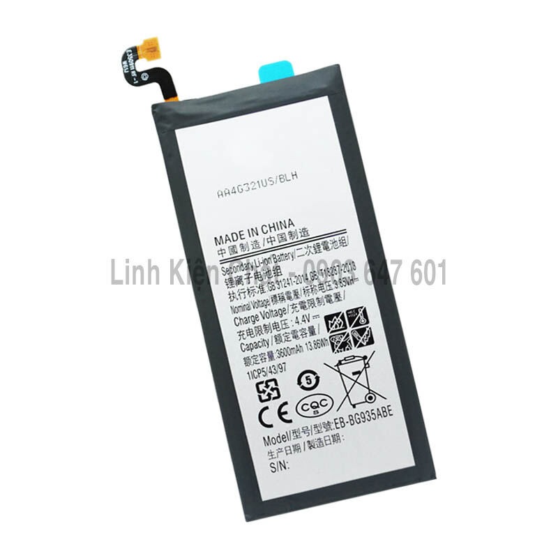 Pin cho samsung galaxy s7 edge sm-g935fd 3600mah - hàng nhập khẩu