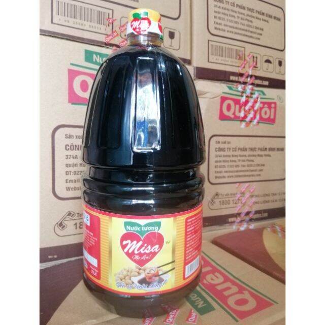 Nước Tương MISA NEW CAN 2 LÍT TEM MỚI QUÊ TÔI