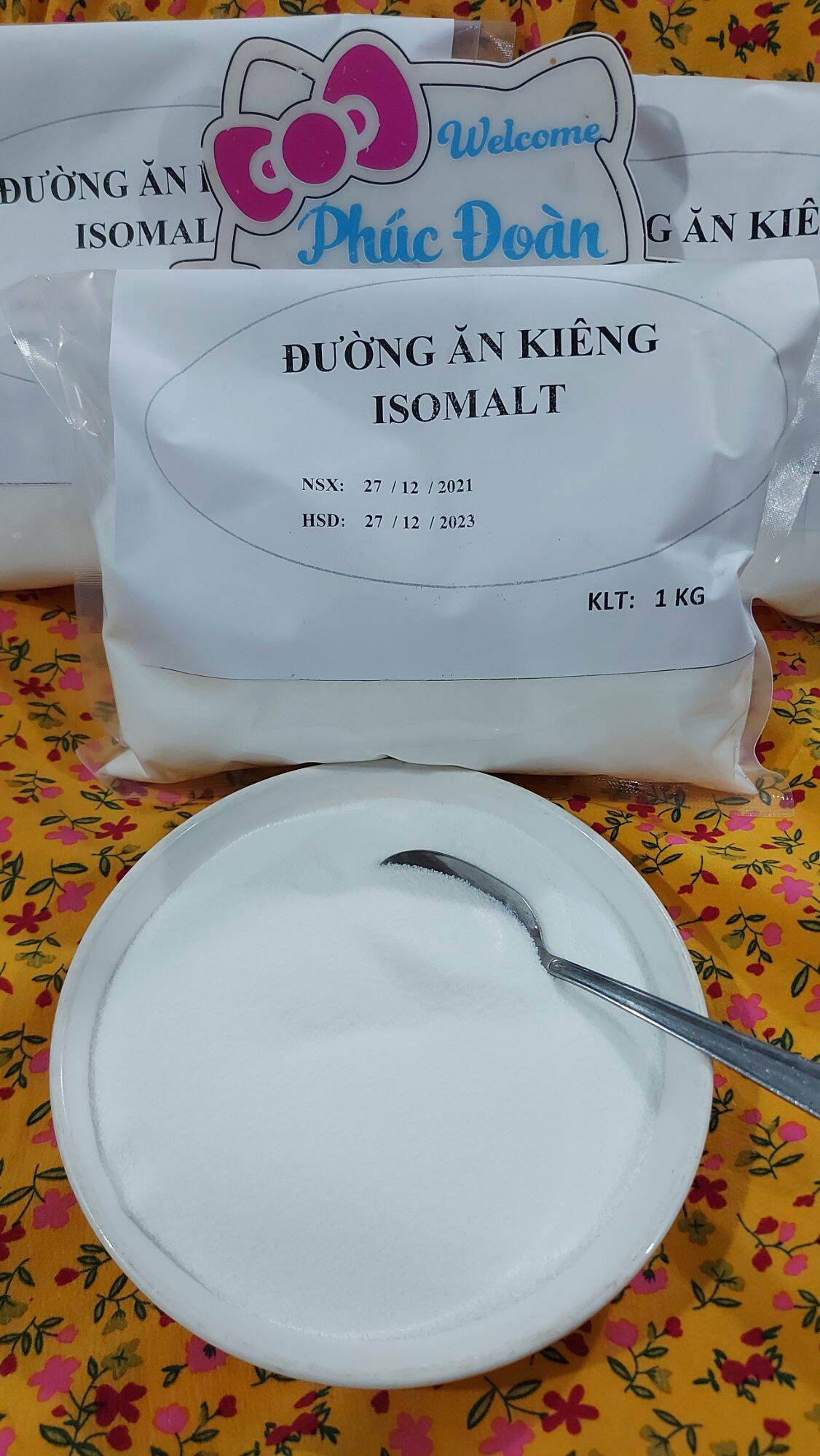 1kg Đường Ăn Kiêng Isomalt ( chiết ra từ bao 25kg)