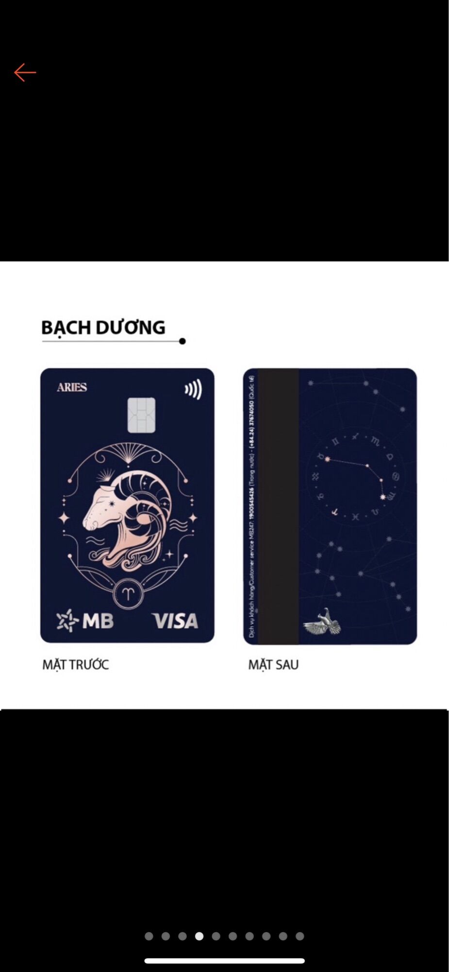 Thẻ mbbank hi cung bạch dương