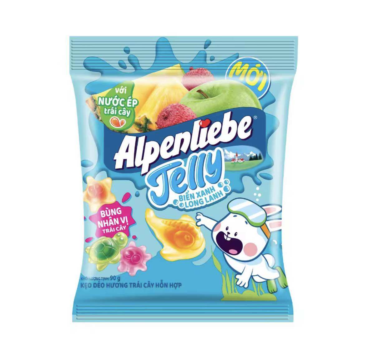 Kẹo dẻo Alpenliebe biển xanh long lanh - Gói 24g