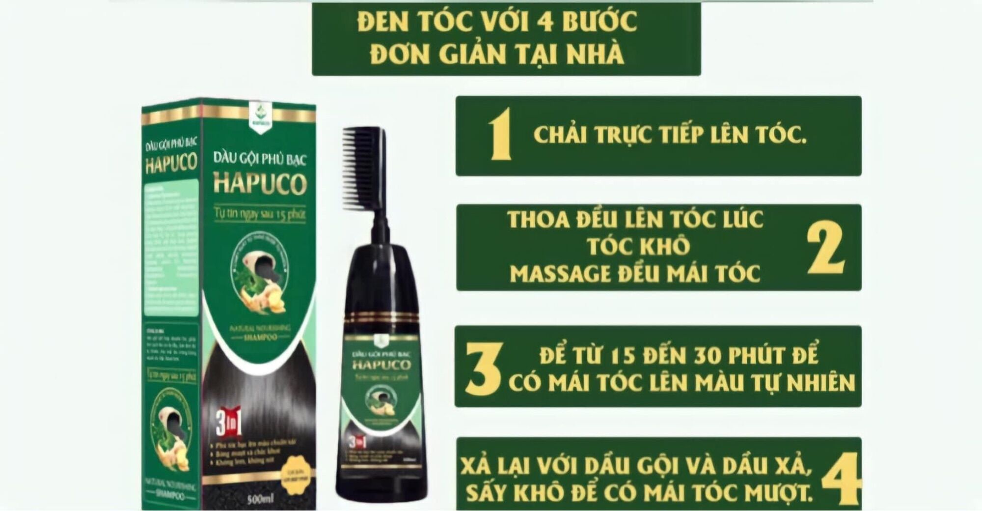 DẦU GỘI PHỦ BẠC  VICHICO   500 ml CHÍNH HÃNG