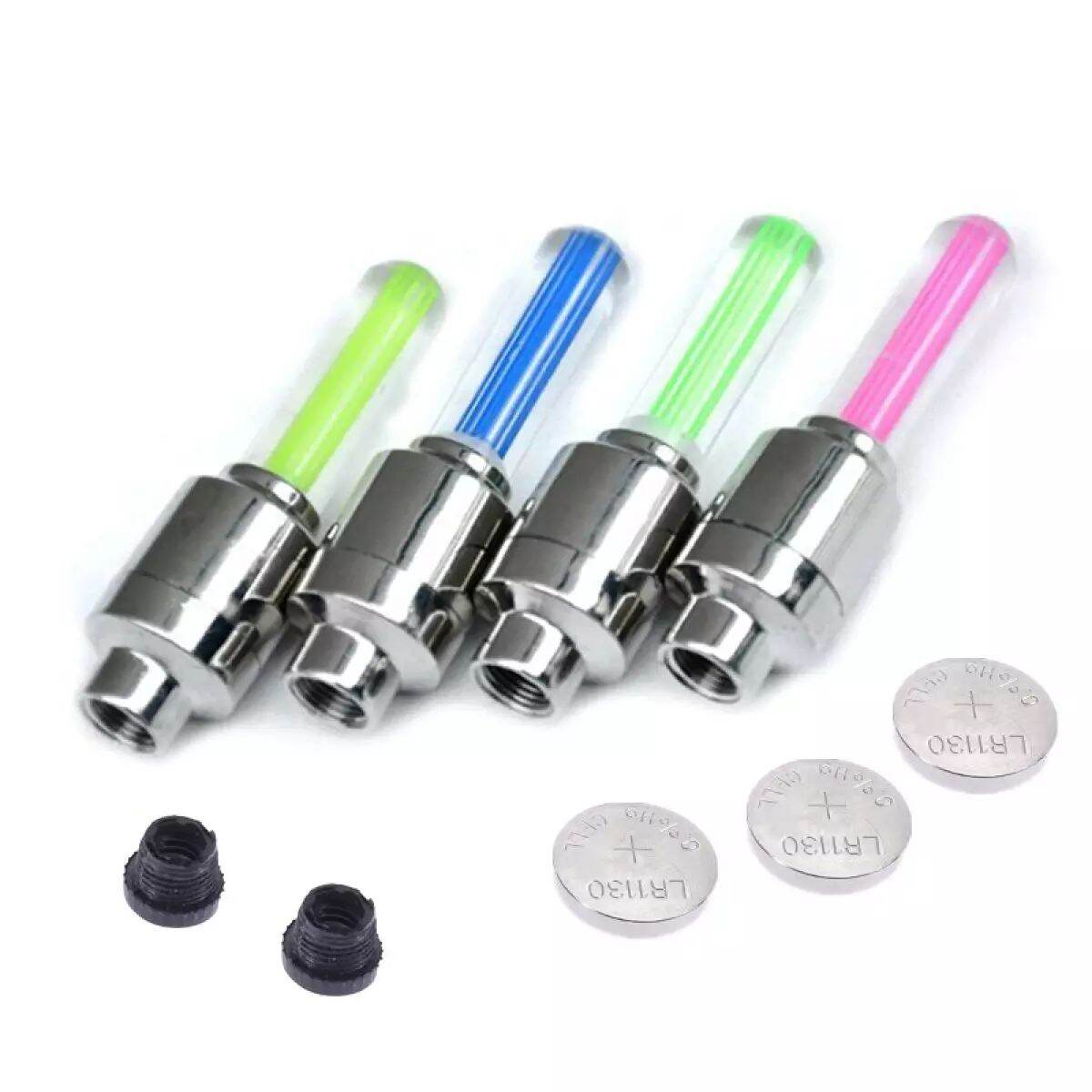 Phụ Kiện Xe Đạp Đèn led gắn đầu van xe đạp xe máy ô tô, đèn led bánh xe, đèn gắn ruồi xe máy, xe đạp trẻ em