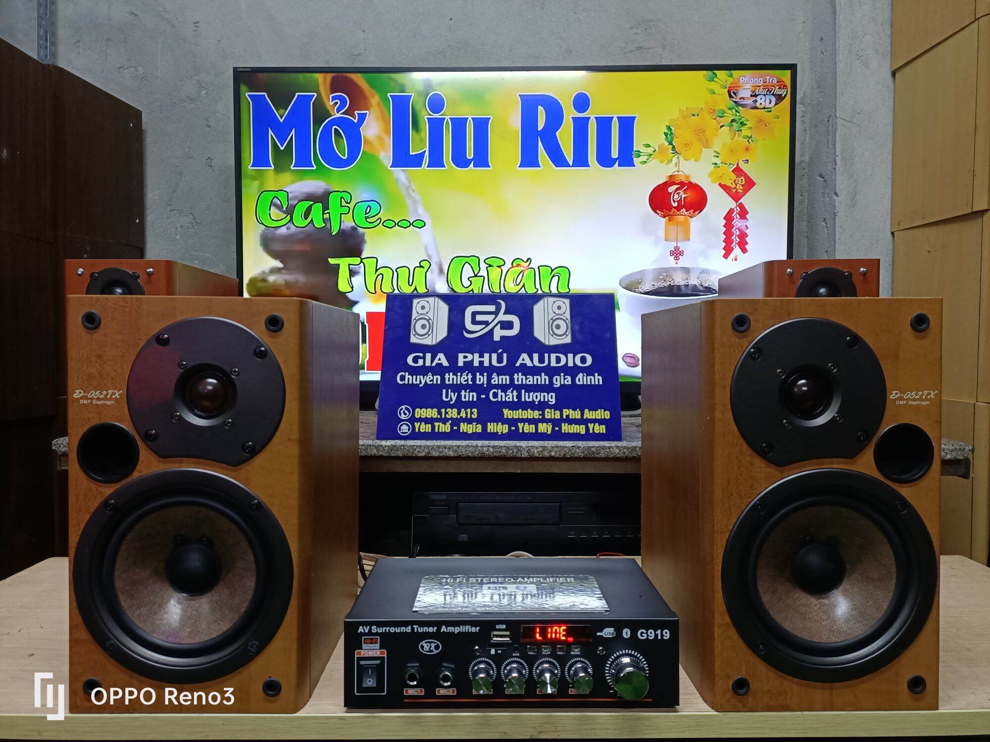 Bộ dàn mini nghe nhạc bolero, nhạc xưa hay nhức nhối. loa mini cao cấp Onkyo D-052TX+Amply mini Bluetooth 5 trong1 hifi stereo.