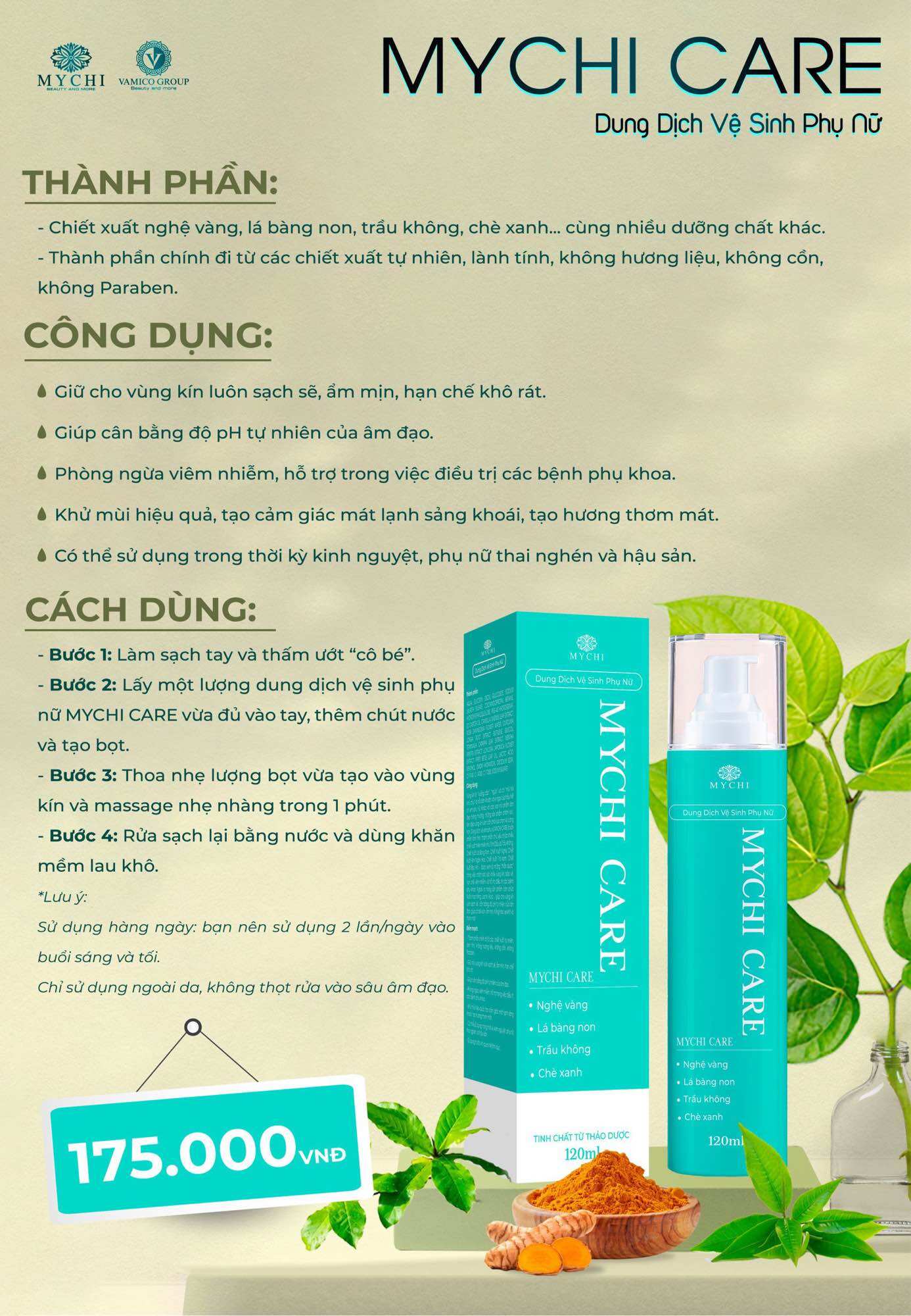 Nước hoa vùng kín mychi - nước hoa cô bé thảo mộc 37