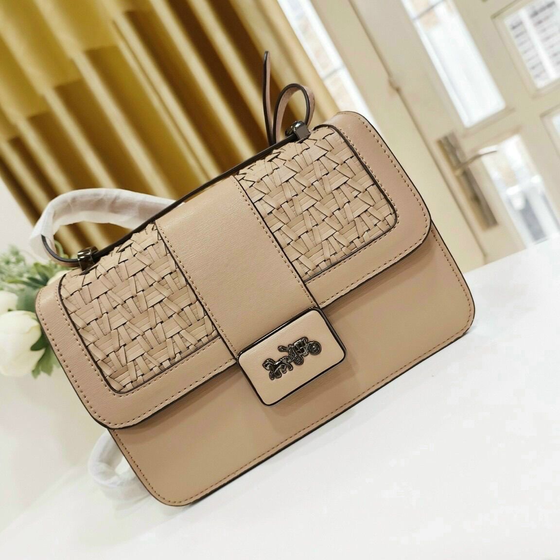 [HCM]Túi Coach dáng hộp thiết kế mới