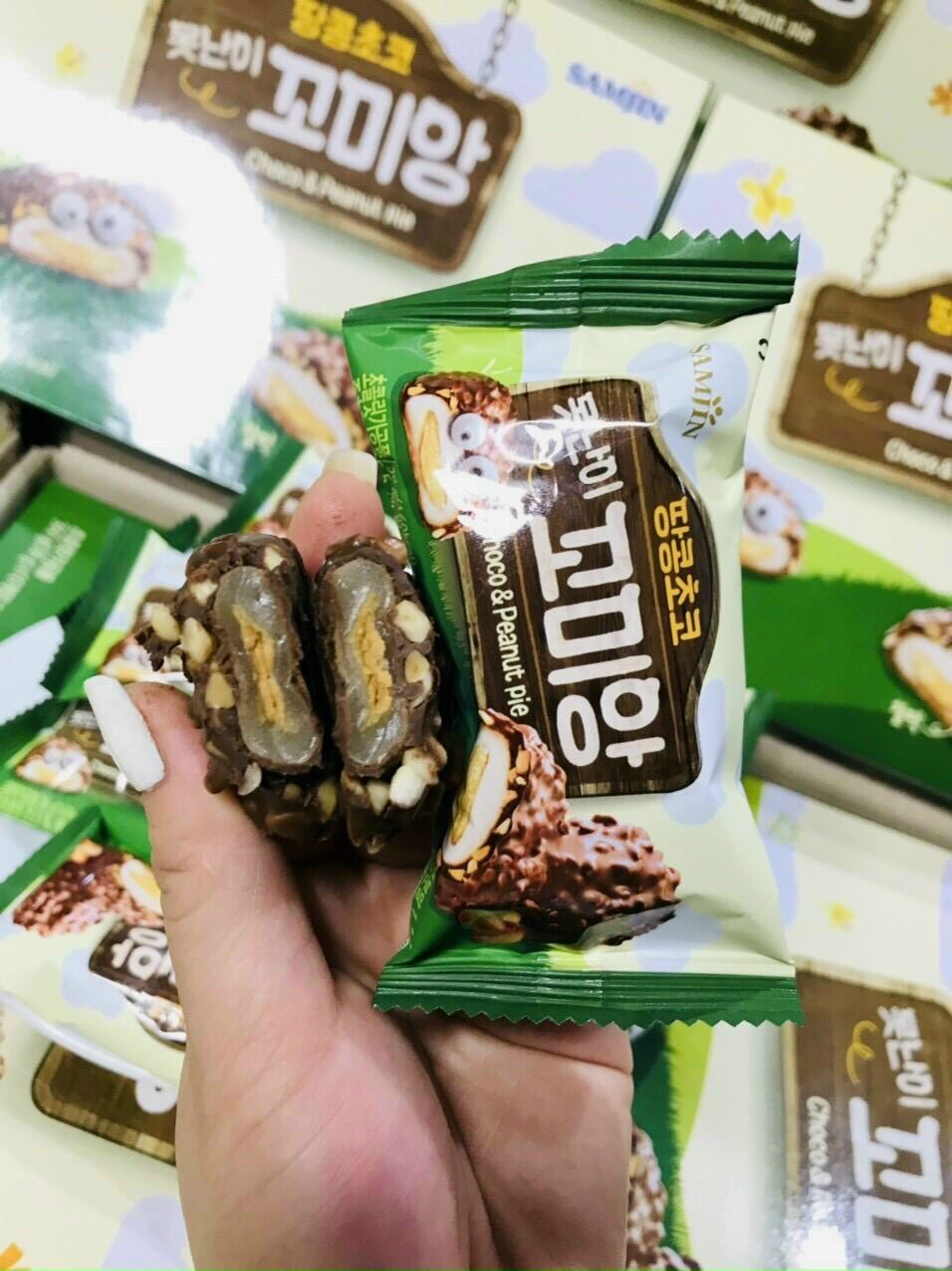 Sale Bánh Chocopie mochi dẻo Queen Bin Hàn Quốc