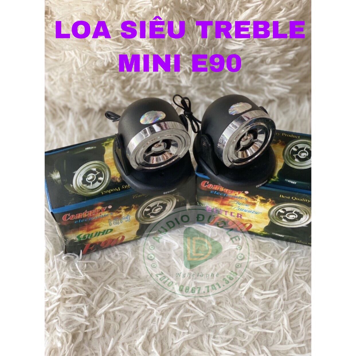 LOA SIÊU TREBLE THẠCH ANH MINI E90 - GIÁ 1 ĐÔI