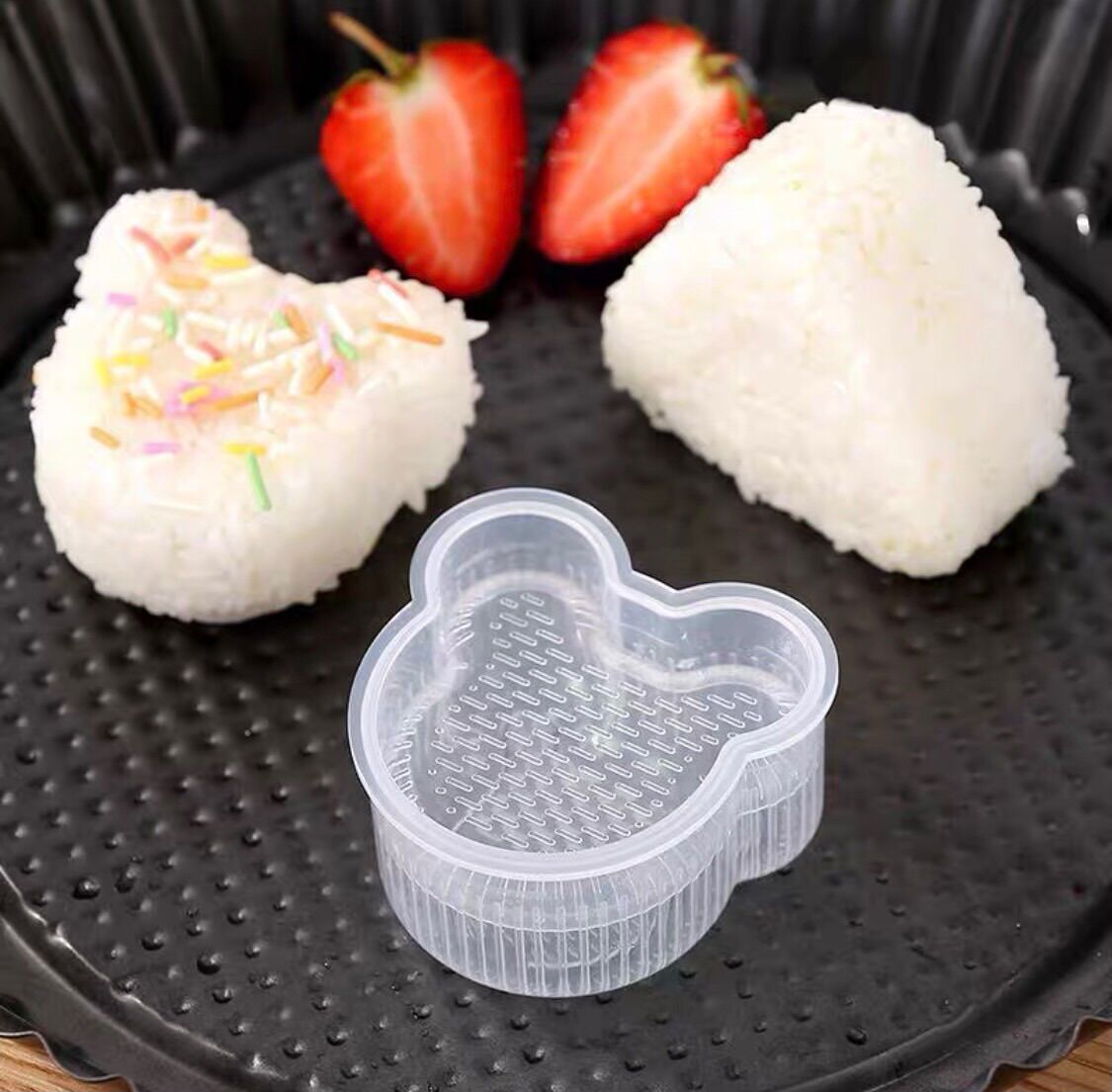 Set 7 khuôn tạo hình cơm nắm bento