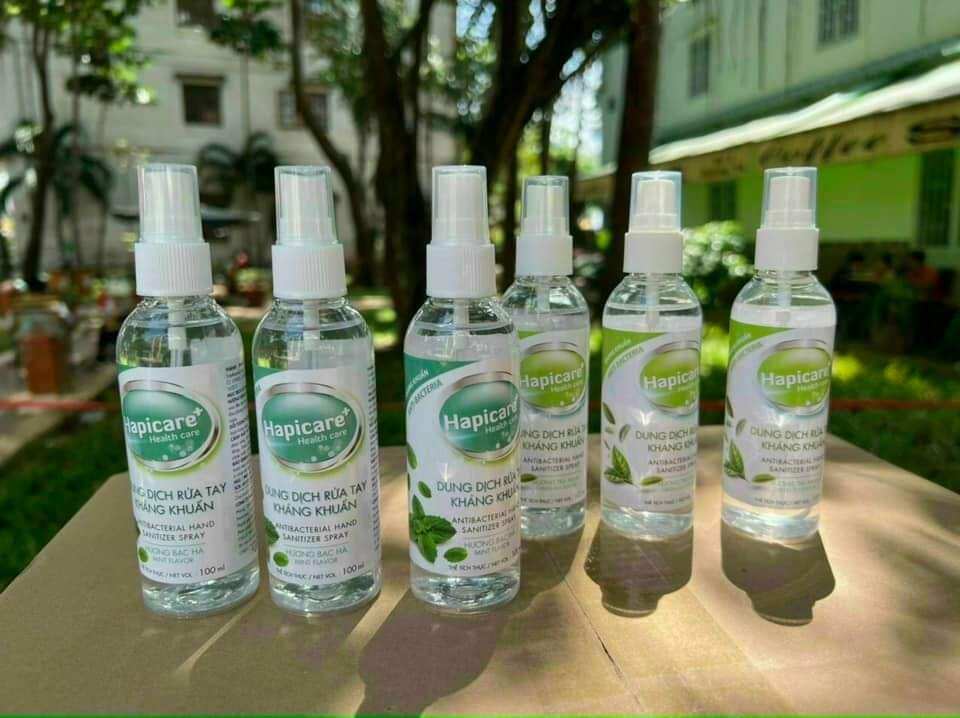 Dung dịch khử khuẩn HapiCare+ ( chai xịt 100ml)