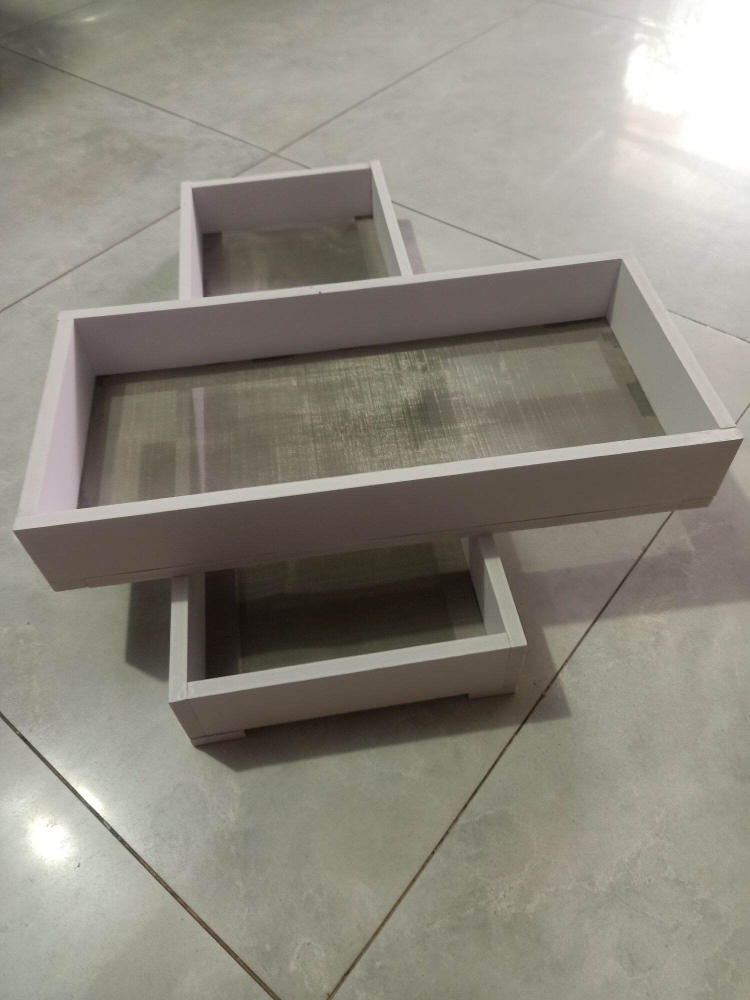Khay tách phân thô bể cá , lưới inox 304 không rỉ. nhận làm theo yêu cầu