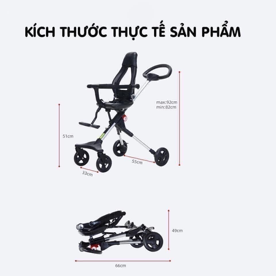 Xe đẩy đảo chiều gấp gọn Tomorrow