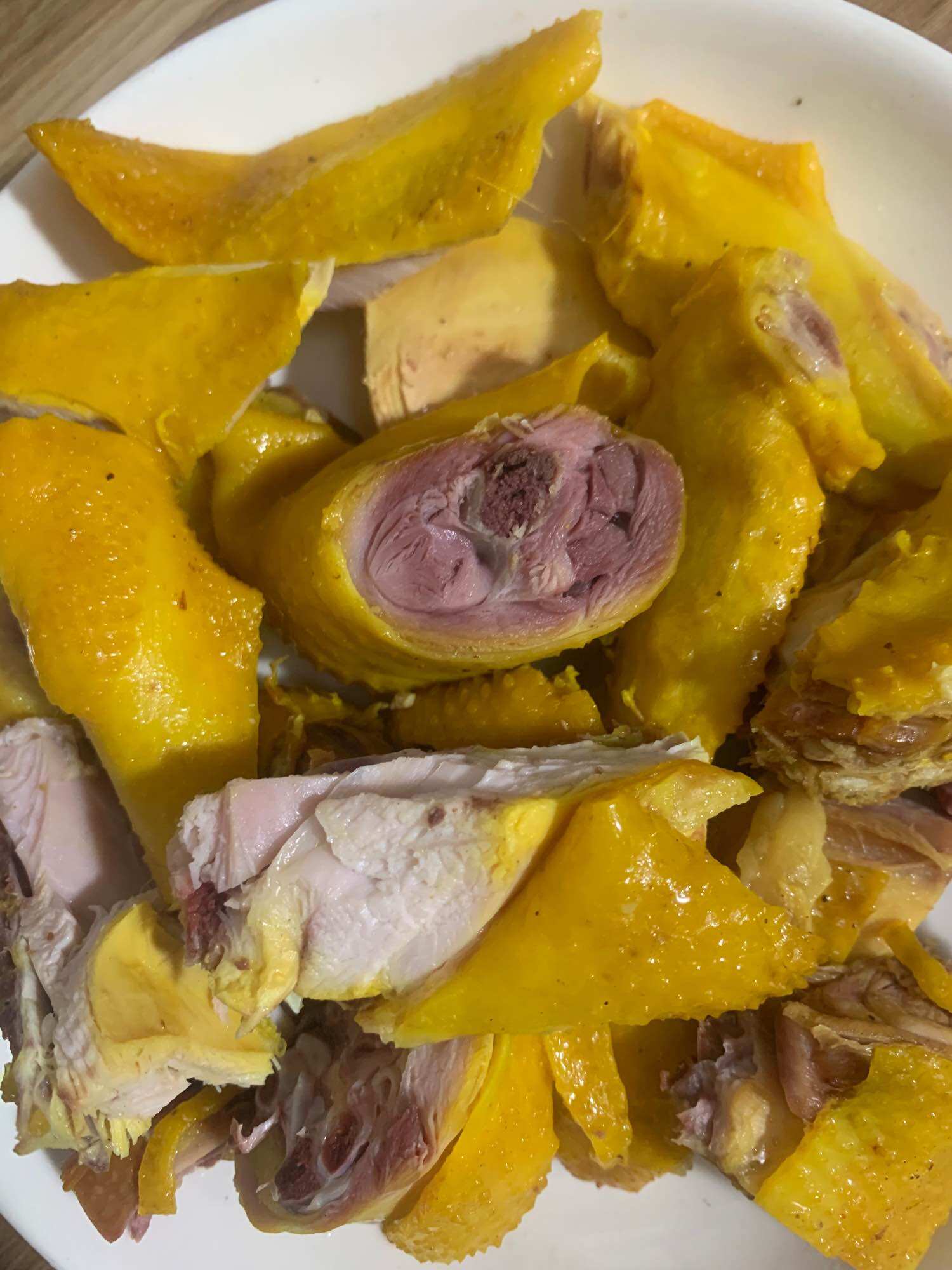 gà ủ muối hoa tiêu nguyên khay, nguyên con đủ đầu chân ko hỗ trợ chặt ( chỉ giao hàng 2h quanh Hà Nội)