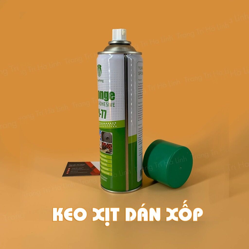Chai xịt keo dán xốp..