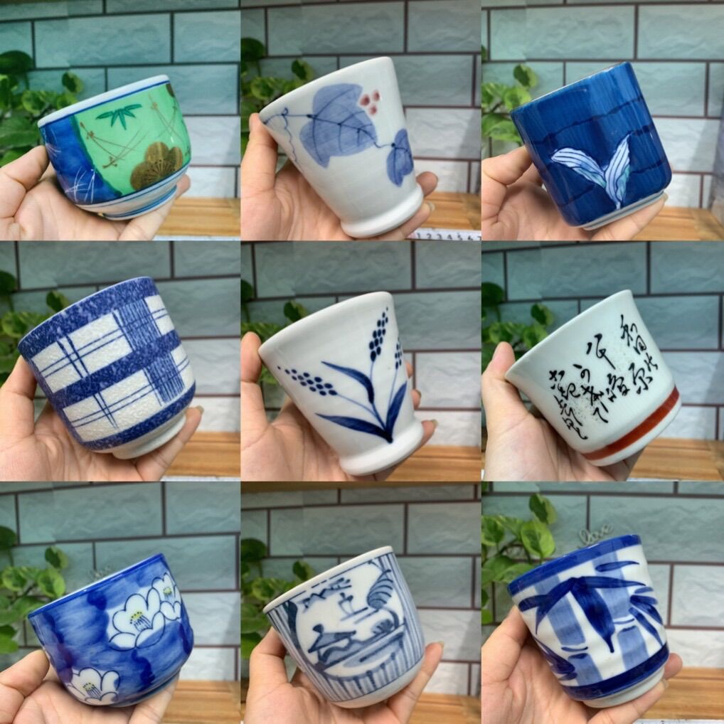 Ly gốm sứ Nhật (7-9cm)- Khoan lỗ miễn phí theo yc