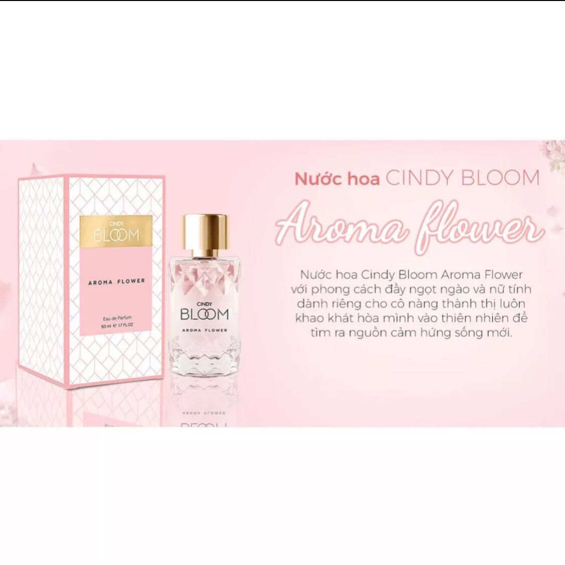 Nước hoa nữ Cindy Bloom Aroma Flower 10ml