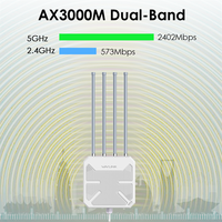 WAVLINK Kích Sóng WiFi Repeater Bộ Phát Sóng Mesh Ngoài Trời/AP/Lặp Lại AX1800 AX3000 Tăng Cường Sóng WiFi6 Mesh Mở Rộng Tín Hiệu
