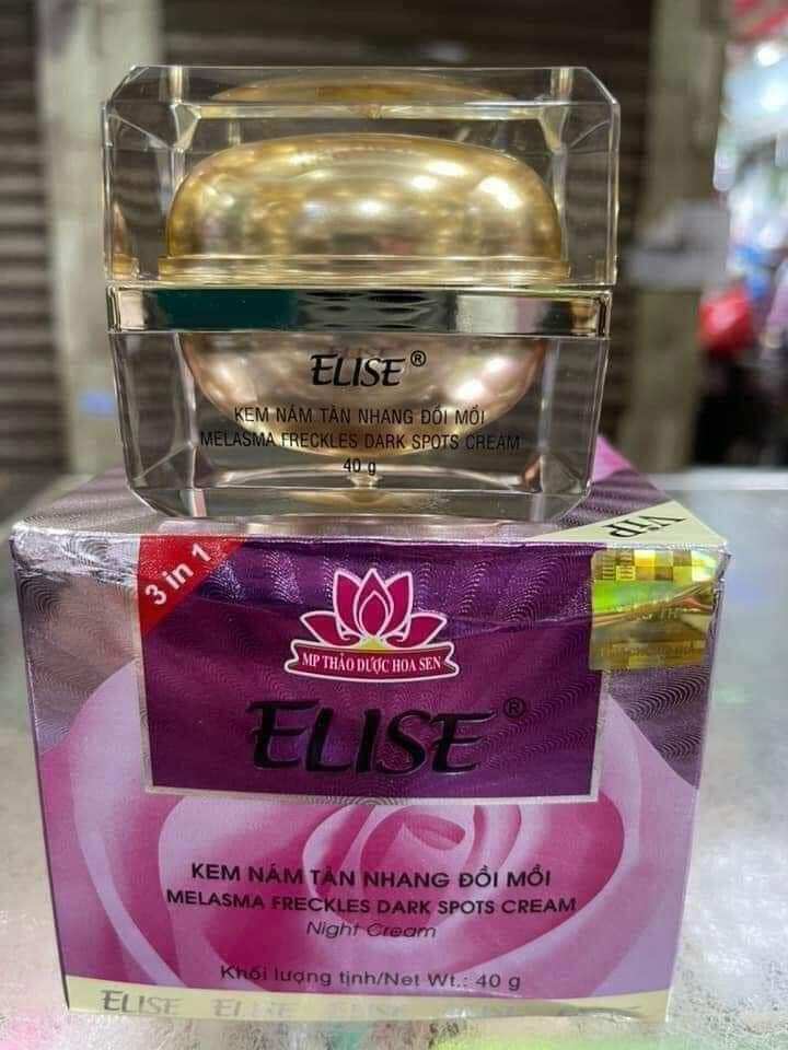 Kem elise nám tàn nhang đồi mồi ban đêm 40g