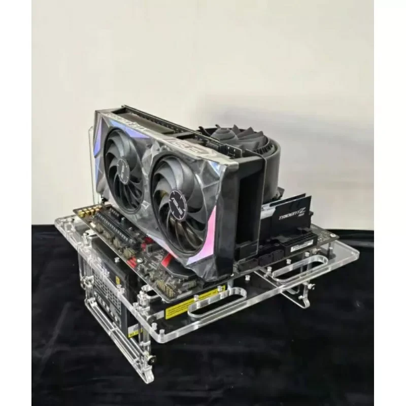 vỏ case benchtable nhựa acrylic CNC chi tiết itx-matx