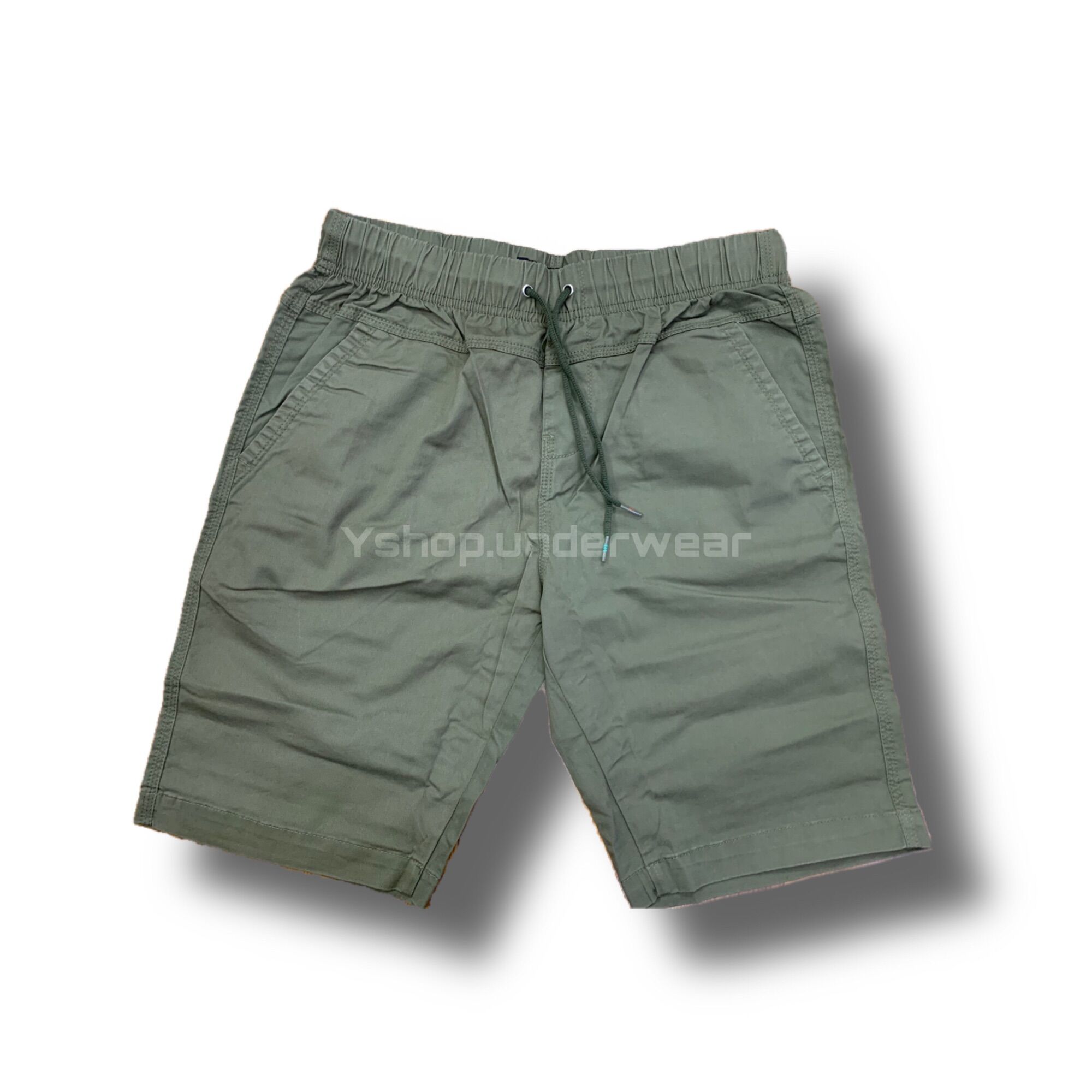 [HCM] Quần Short Kaki Nam Lưng Thun - Chất Kaki Co Giãn