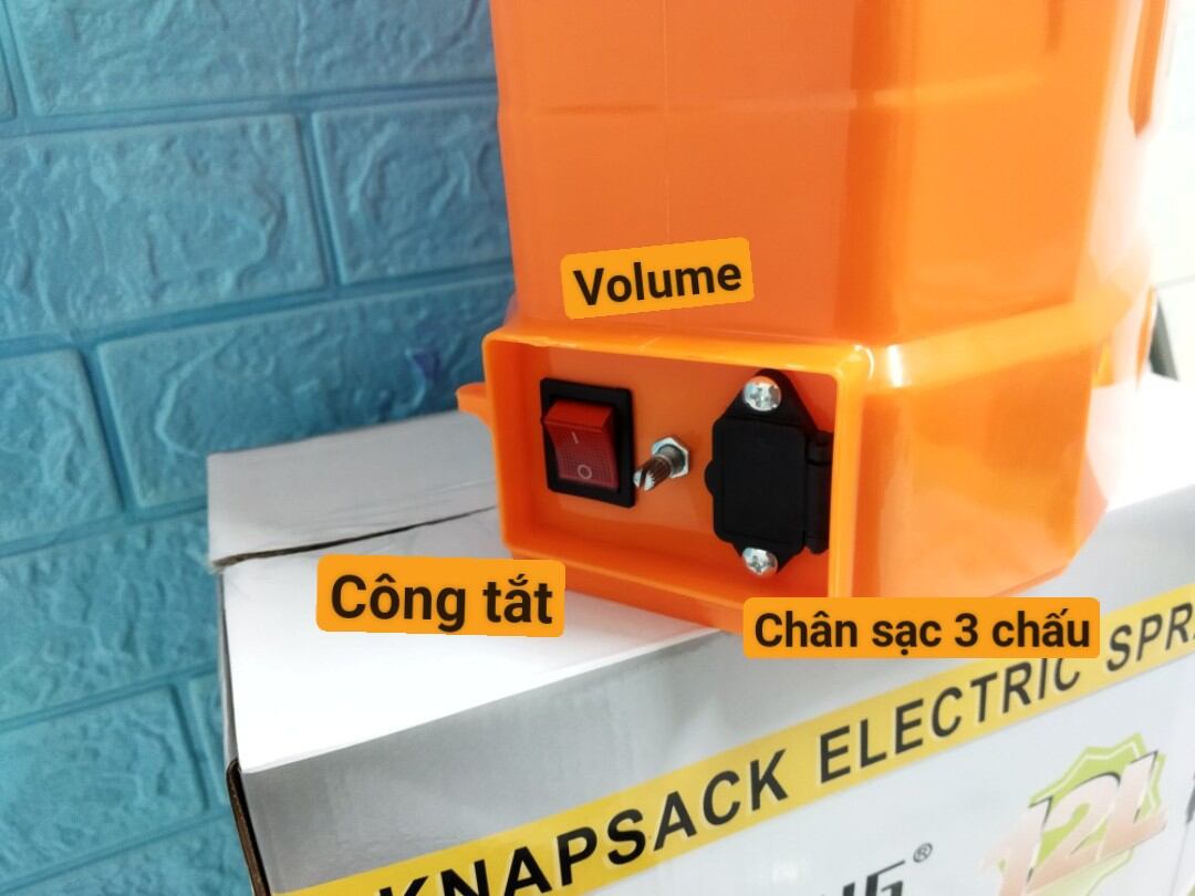 Bình phun thuốc trừ sâu bằng điện 12lit ORG .