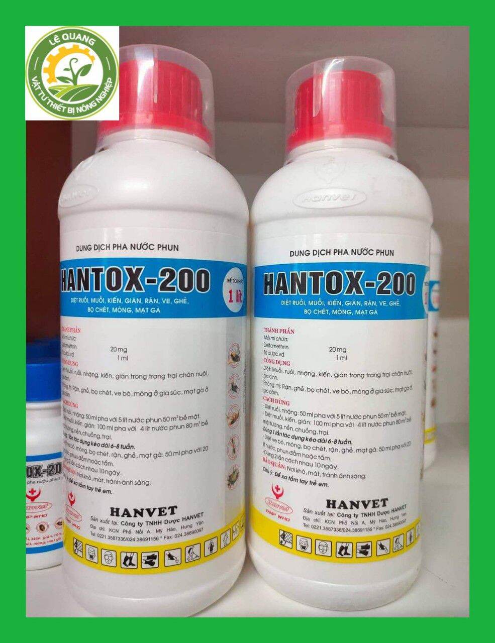Thuốc diệt côn trùng Hantox 200 lọ 1 lít , thuốc diệt tận gốc muỗi, gián, kiến,ruồi nhặng,ve giận, bọ chét,bọ chó mèo...