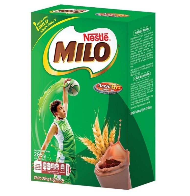 sữa bột Milo lúa mạch 285g