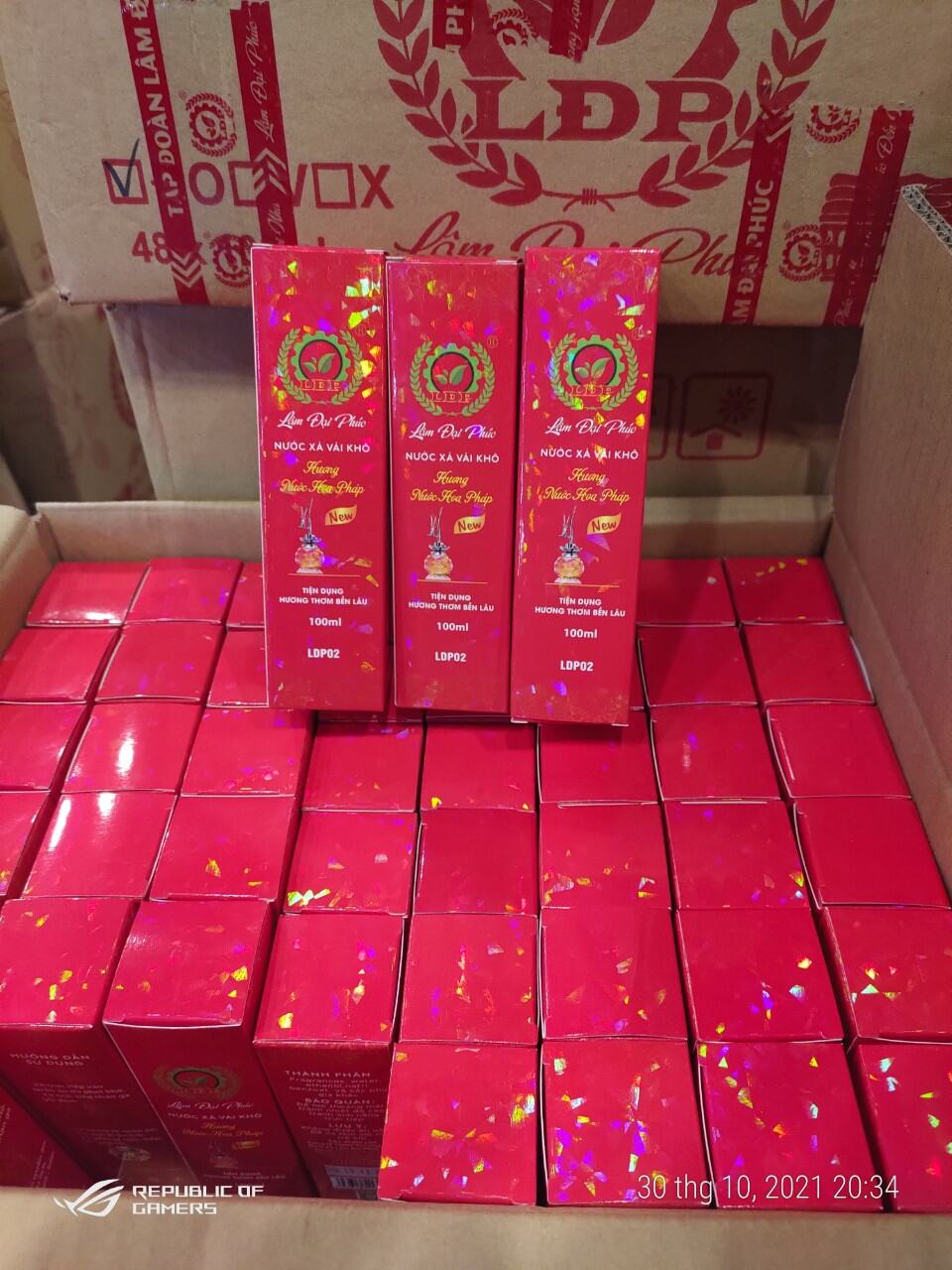 XÃ VẢI KHÔ HƯƠNG CÔM.FOR  MÀU ĐỎ