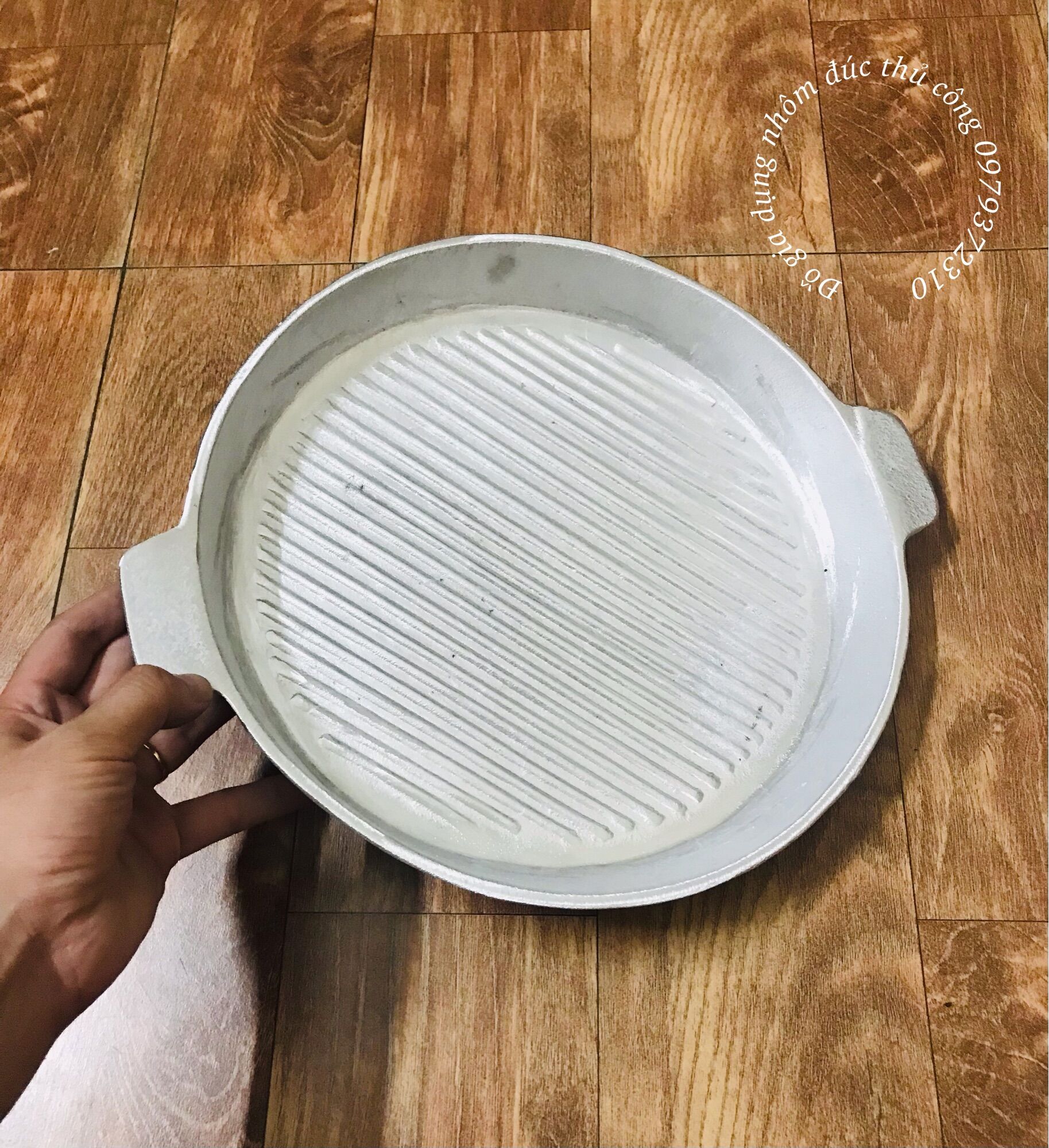 CHẢO GANG NƯỚNG THỊ CỠ LỚN SIZE 29 KẺ