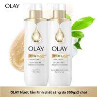 Sữa tắm OLAY Essence 500g chứa Niacinamide làm sáng da sạch sâu lưu lại hương thơm dễ chịu olay dưỡng trắng