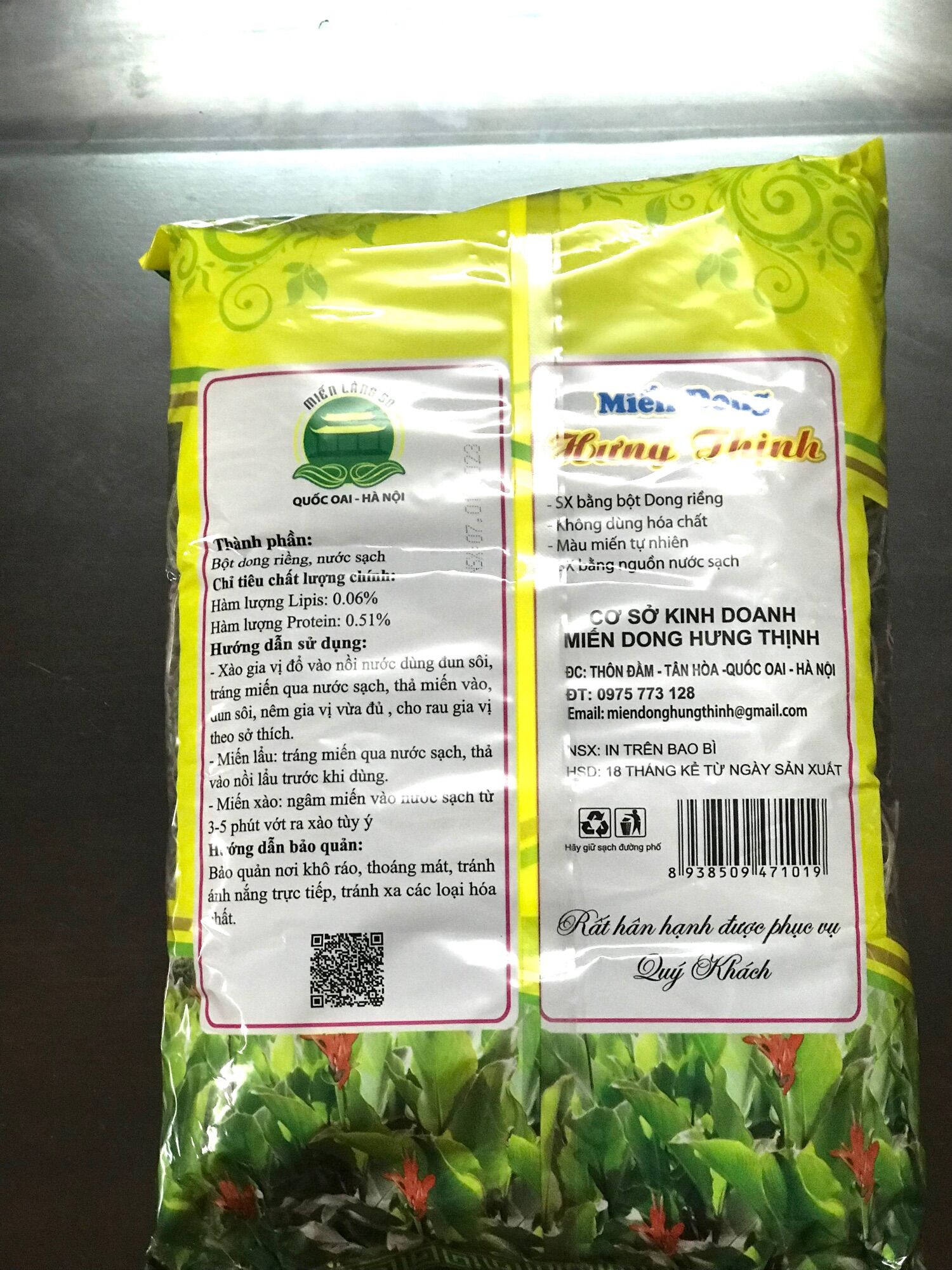 Miến dong Đặc sản làng So Hưng Thịnh 500gr