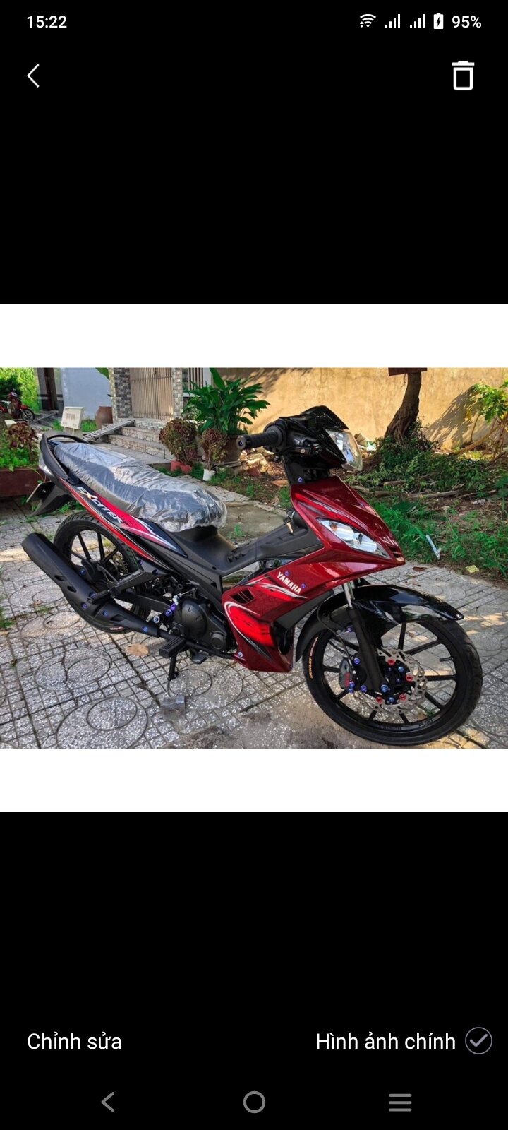 chụp giò đạp phải Exciter 135 2006-2010 9 hãng