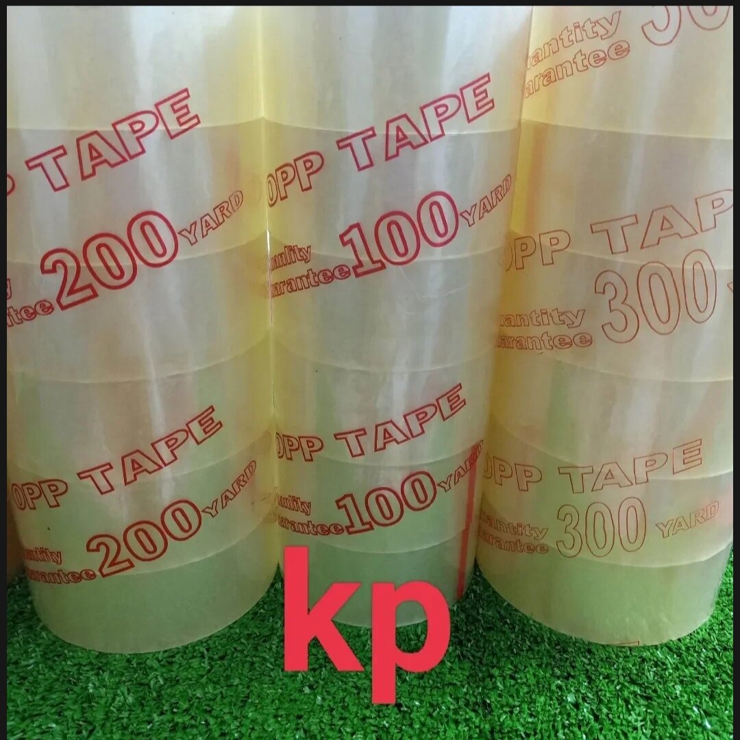 (Giá Xưởng Xả kho siêu Tiết kiệm) 100Yard nặng 1kg  Băng Keo Băng Dính Trong/Đục 4.8cm - 100Yard ( 1kg 6 cuộn)