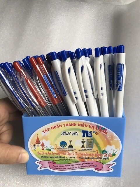 🔥 Hộp 50 Cây Bút bi (79) Nét Nhỏ, Viết Êm (Hình thật)